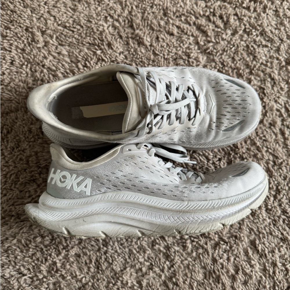 Hoka Grey Running Shoes